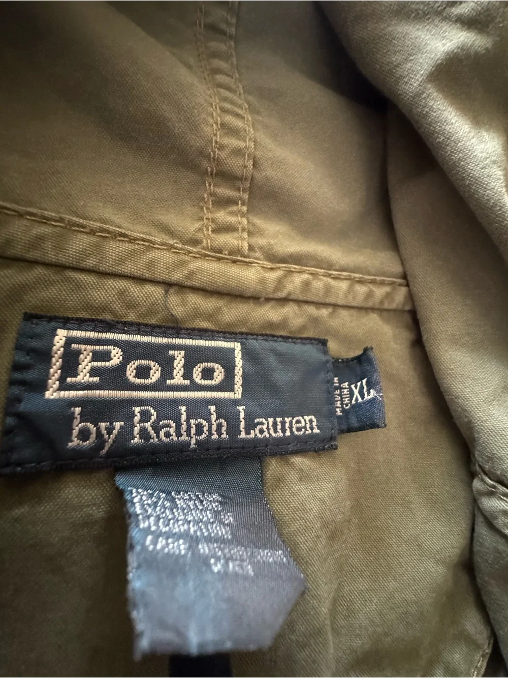 Polo Ralph Lauren Hooded Jacket Big Pony Olive Green